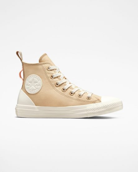 Tenisi Inalti Dama Converse Chuck Taylor All Star Tonal Panza Bej | RO OAT0L642